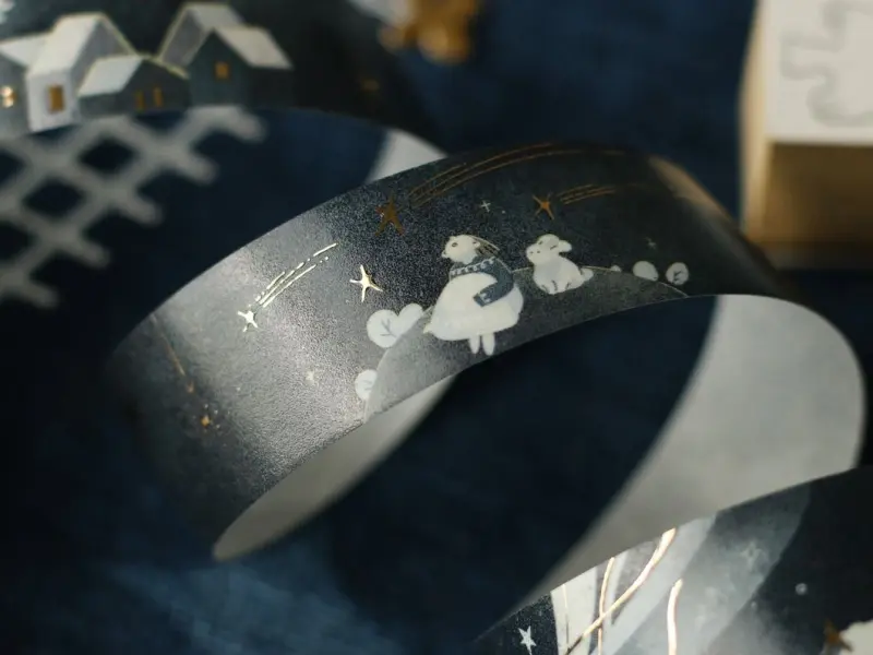 Teayou Gold Foil Washi Tape - Starry Night