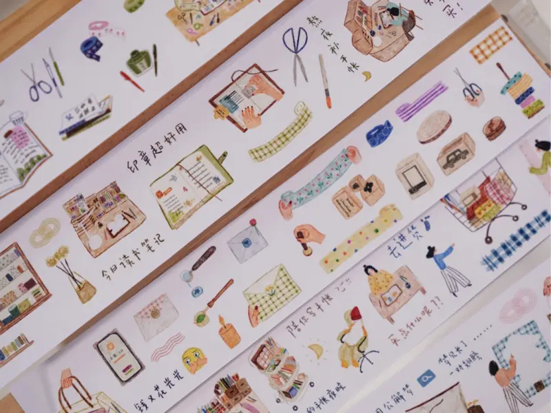 Wanle Studio Washi Tape Vol.8 - Stationery