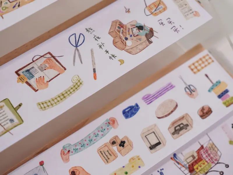 Wanle Studio Washi Tape Vol.8 - Stationery