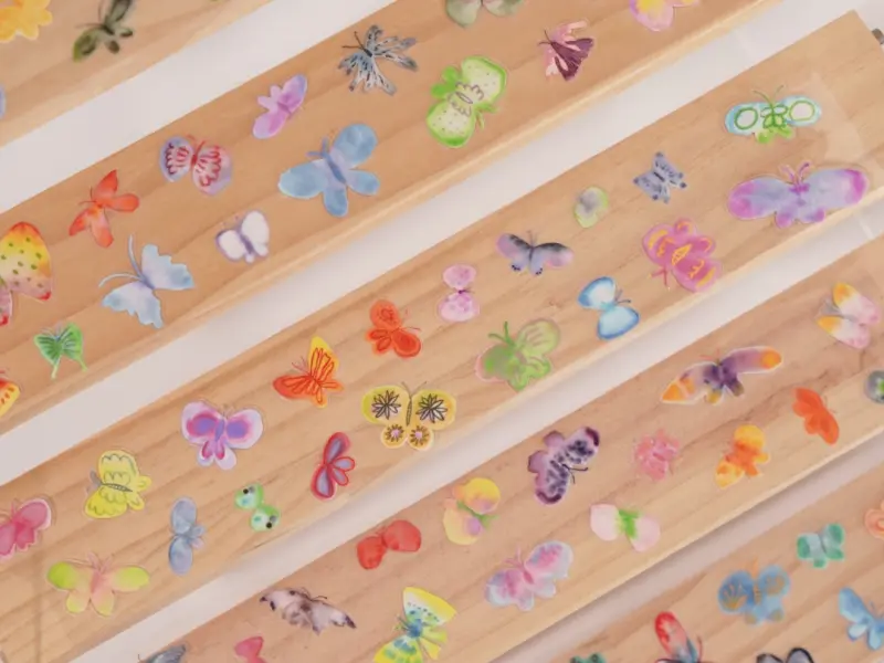 Wanle Studio Vol.8 Kiss-Cut PET Tape - Butterfly