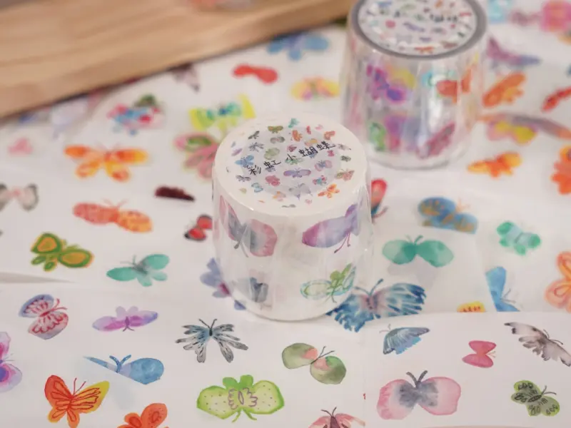 Wanle Studio Vol.8 Kiss-Cut PET Tape - Butterfly