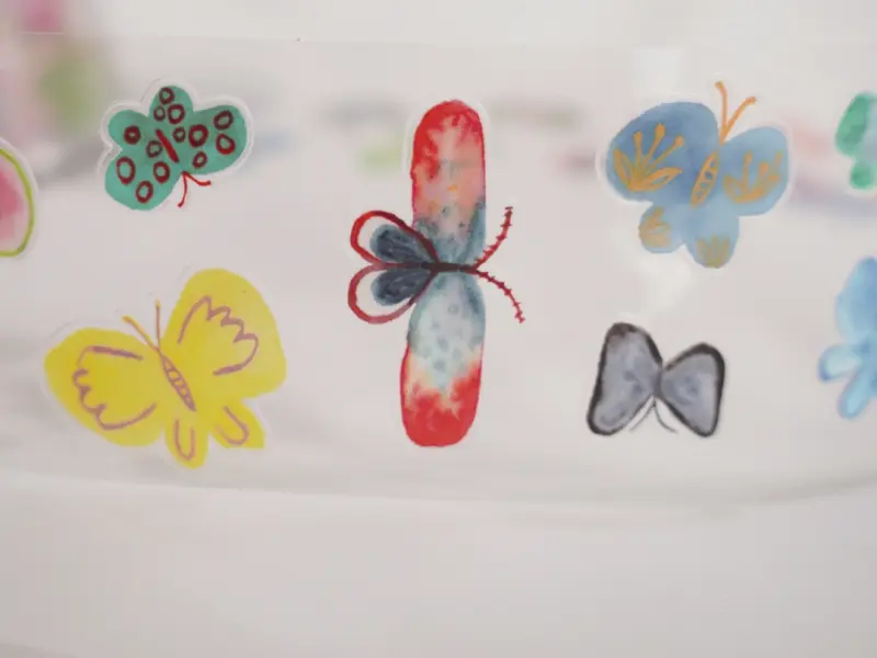 Wanle Studio Vol.8 Kiss-Cut PET Tape - Butterfly