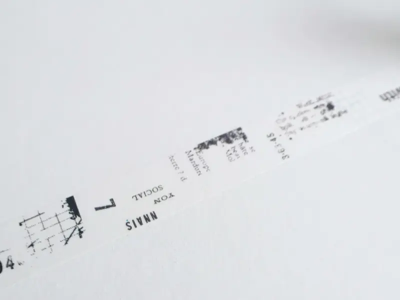 Yohaku Washi Tape Y-143 - Cover