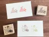 Stamp Marche Girl Rubber Stamp - In The Forest