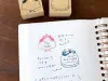 Stamp Marche Girl Rubber Stamp - Bowing