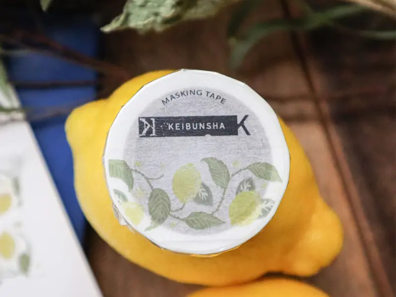 Keibunsha Washi Tape - Lemon