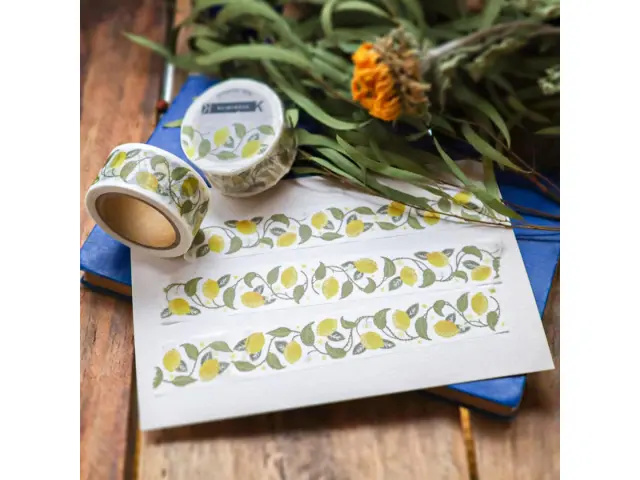 Keibunsha Washi Tape - Lemon