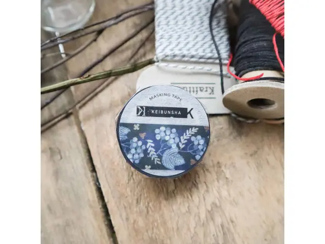Keibunsha Washi Tape - Blackcurrant