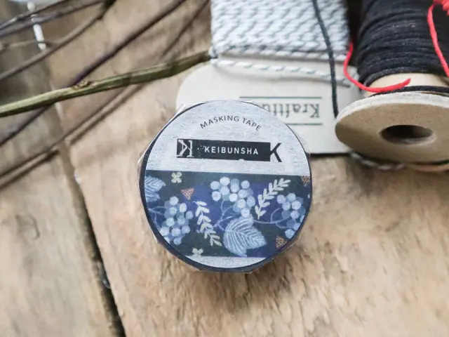 Keibunsha Washi Tape - Blackcurrant