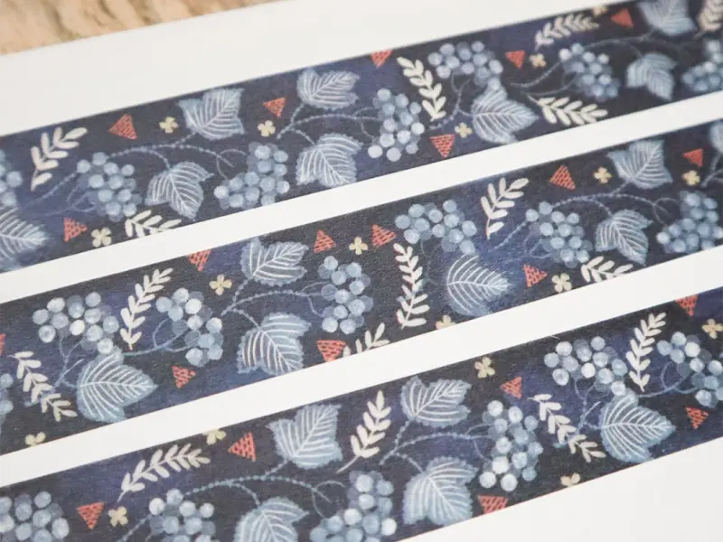 Keibunsha Washi Tape - Blackcurrant