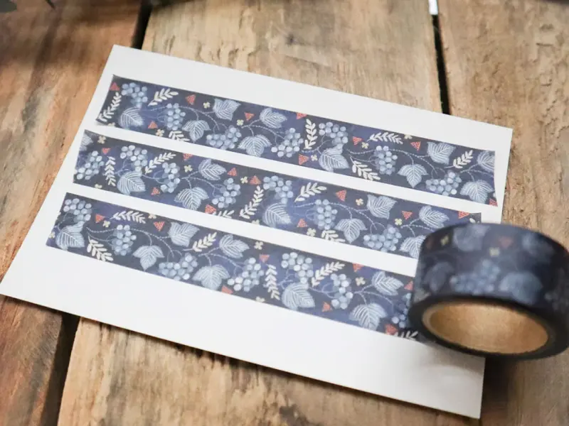 Keibunsha Washi Tape - Blackcurrant