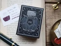 Keibunsha Letterpress Matchbox Ink Memo - Silver