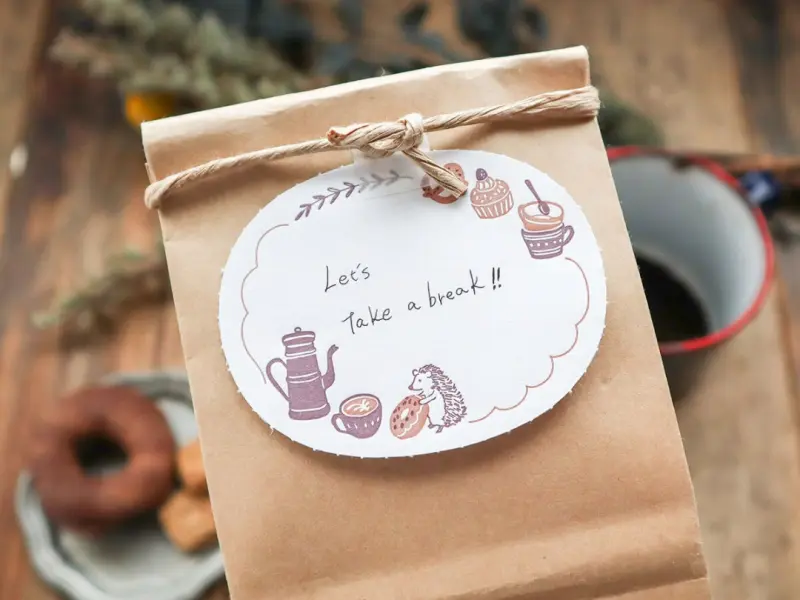 Keibunsha Two-Way Letterpress Memo Pad - Coffee