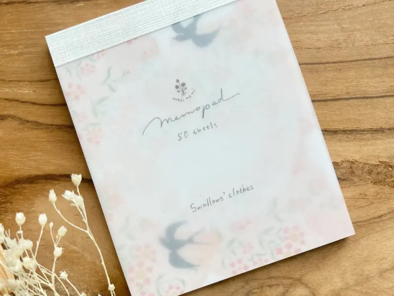 Merinomi Memo Pad - Swallow's Clothes