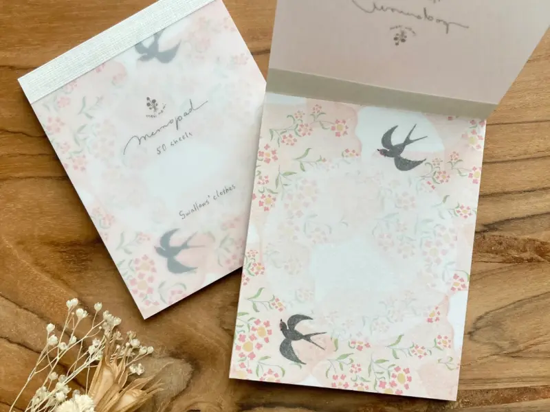 Merinomi Memo Pad - Swallow's Clothes