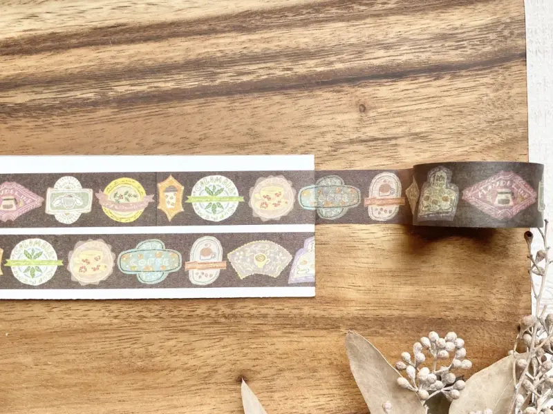 Merinomi Washi Tape - Coffee Label