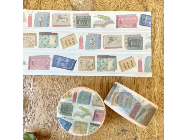 Merinomi Washi Tape - Afternoon Bookshelf