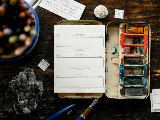 OURS Letterpress Book - From Heart