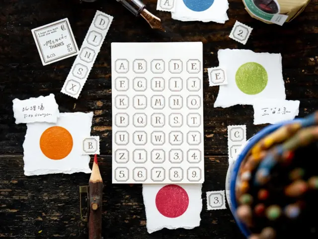 OURS Letterpress Book - Letters (Framed)