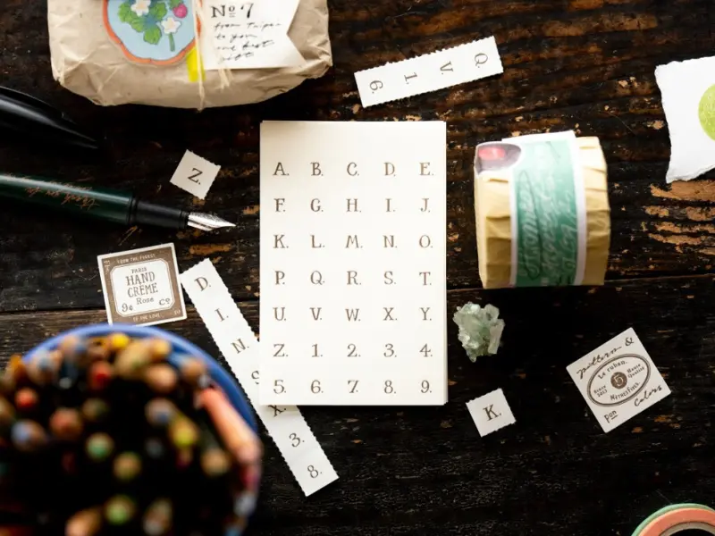 OURS Letterpress Book - Letters (No Frame)