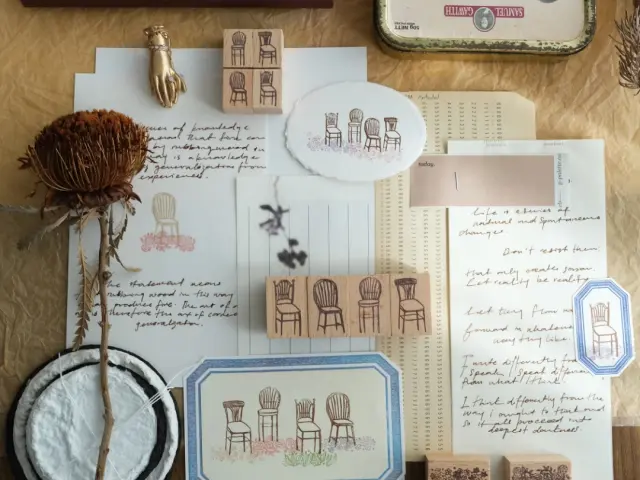 Kurukynki Stamp - Chaise De Garden