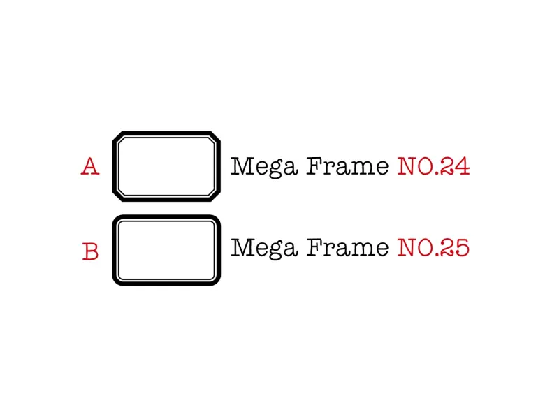 Pre-Order Kurukynki Stamp - Mega Frame