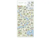 Mindwave Stickers Machi Map 81943 - Green City