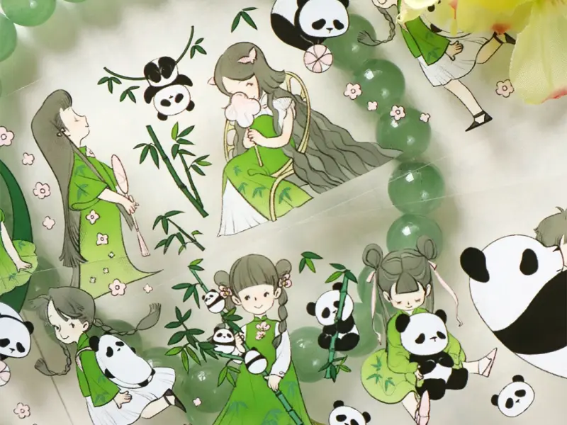 Baicangjia Studio PET Tape - Bamboo Ink