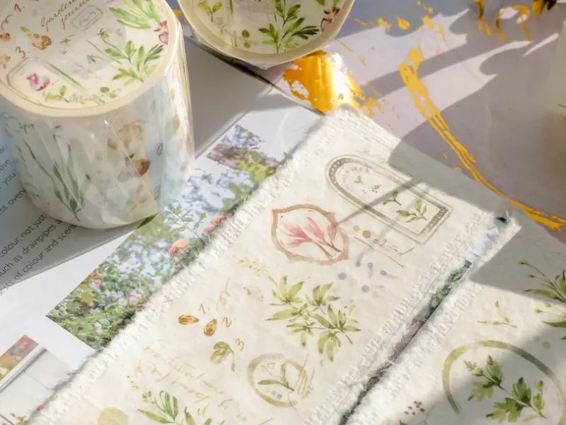 Meow Illustration Washi Tape - Gardeners Journal