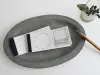 Yohaku Letterpress Memo Pad - Collection Grey