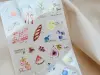 Meow Illustration Transfer Stickers - Picnic
