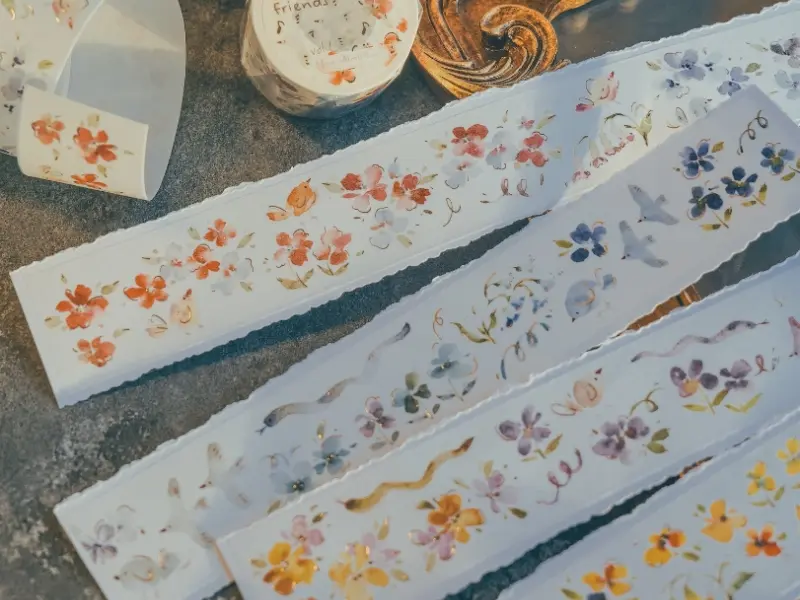 Meow Illustration Washi Tape - Rainbow Friends Vol.1