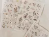 Meow Illustration Transfer Stickers - Woodland Story