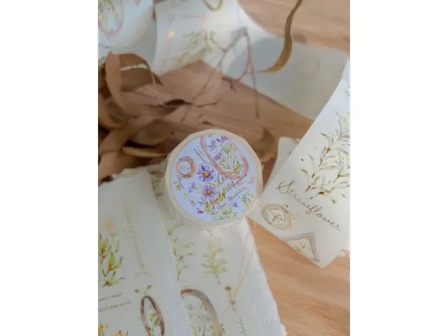 Meow Illustration Washi Tape A Year Of Blossom - Autumn