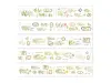 Meow Illustration Washi Tape A Year Of Blossom - Summer
