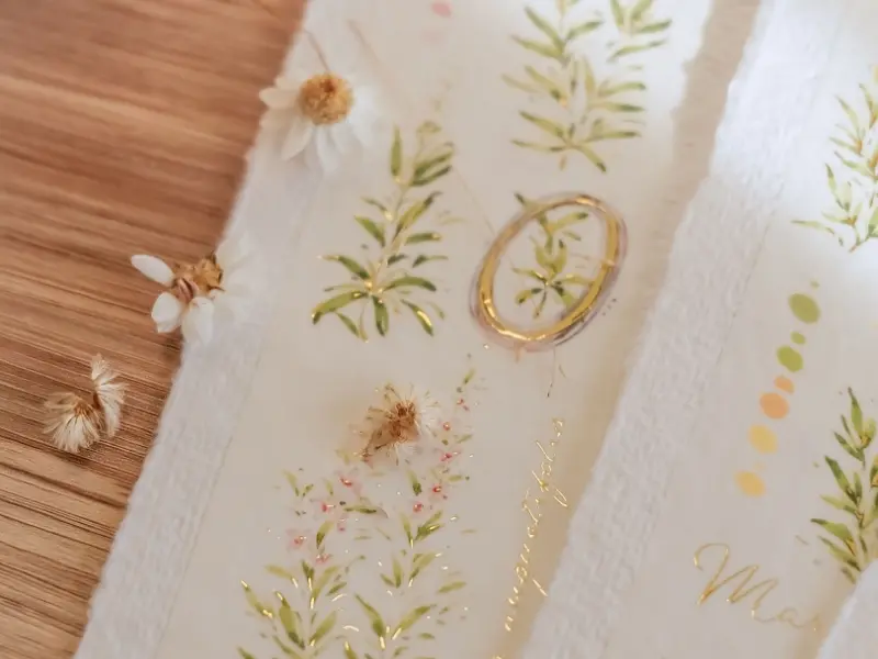 Meow Illustration Washi Tape A Year Of Blossom - Summer