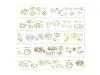 Meow Illustration Washi Tape A Year Of Blossom - Winter