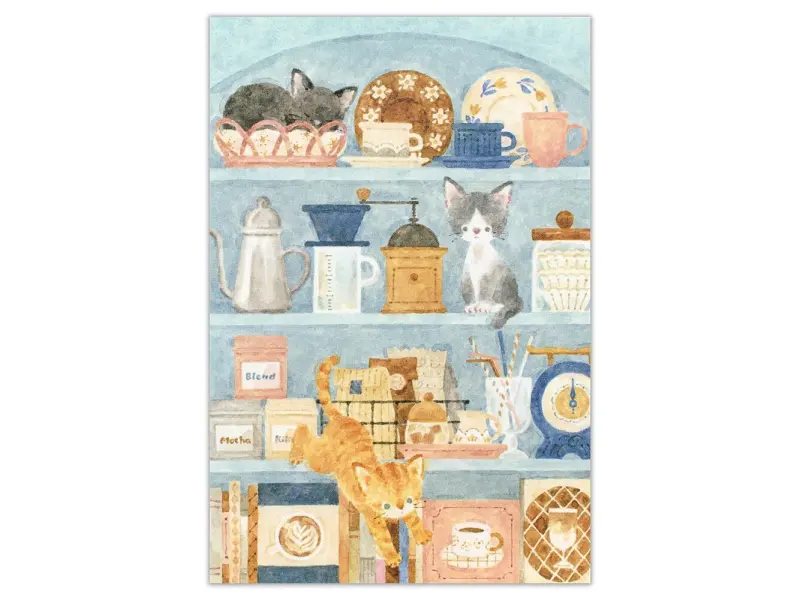 NB Co. Postcard - Relaxing Cat