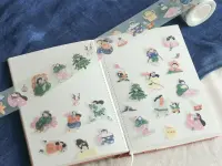 Teayou Kiss-Cut PET Tape - Winter Fairies