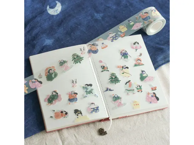 Teayou Kiss-Cut PET Tape - Winter Fairies