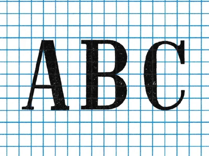 36 SUBLO Stamp Set BIG Alphabet