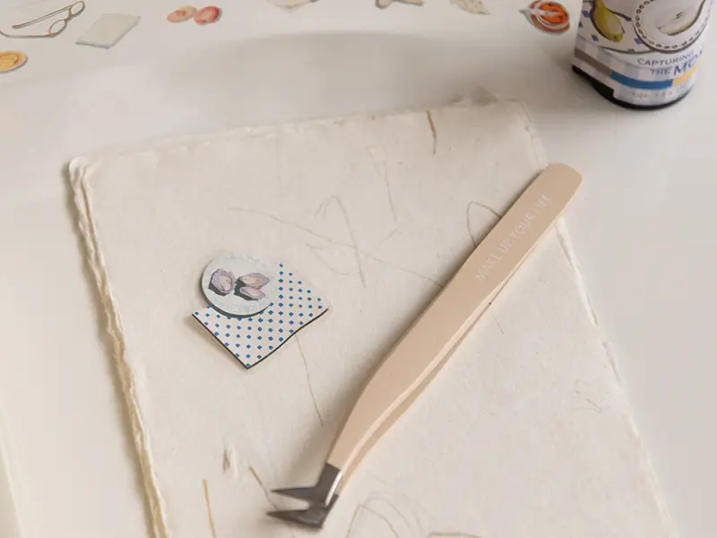 MU Sticker Tweezers Multifunctional Tool For Collage Making