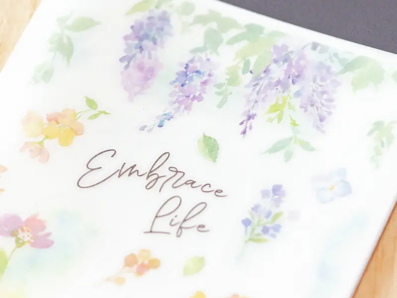 MU Print-On Transfer Stickers 246 - Embrace Life