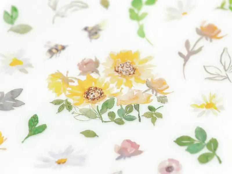 MU Print-On Transfer Stickers 247 - Summer Bees