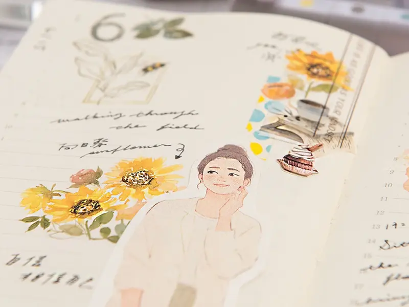 MU Print-On Transfer Stickers 247 - Summer Bees