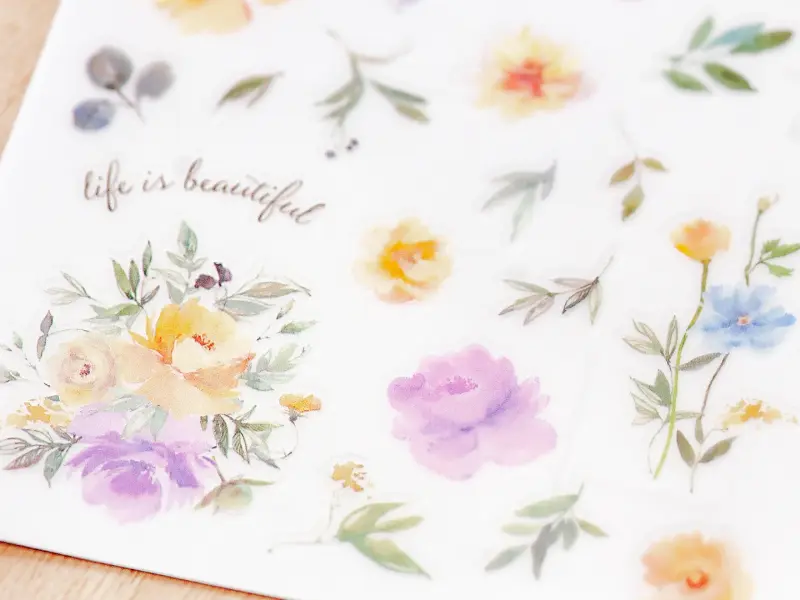 MU Print-On Transfer Stickers 249 - Bliss