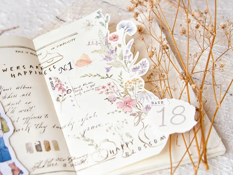 MU Print-On Transfer Stickers 250 - Flower Happiness