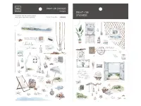 MU Print-On Transfer Stickers 252 - Beach Life