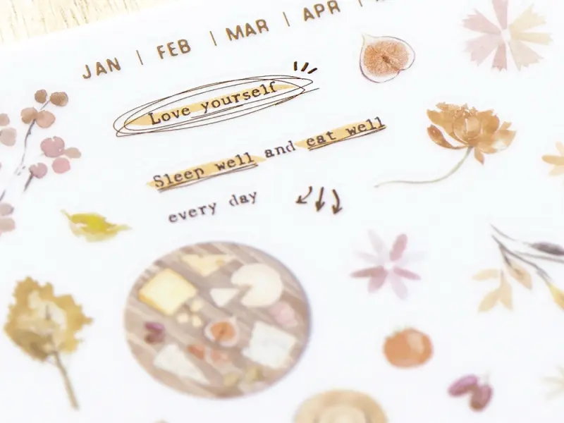 MU Print-On Transfer Stickers 257 - Pamper Yourself