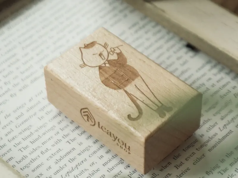 Teayou Rubber Stamp Enchanted Library - Librarian